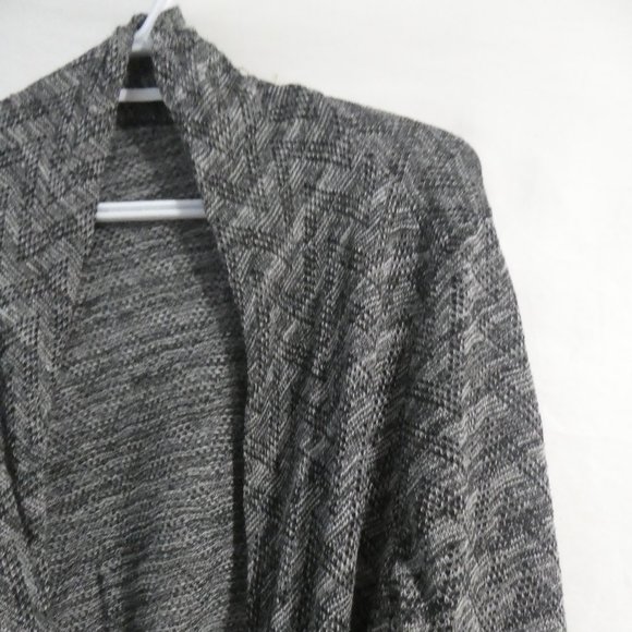 GEORGE | medium | Chevron Salt and Pepper Tie Waist Cardigan | GUC - Picture 5 of 16